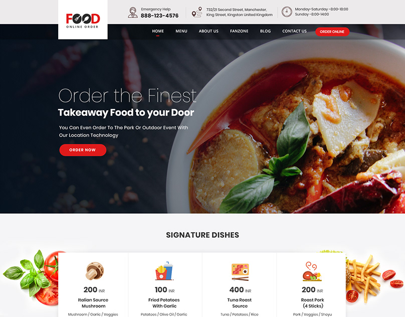 Food Delivery Website preview